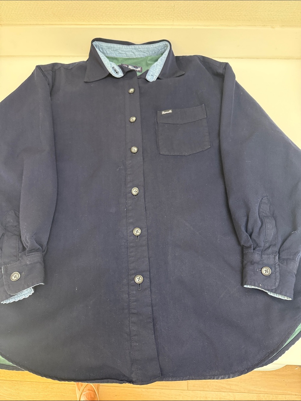 F by Faconnable Long Sleeve Cotton Button Down Shirt